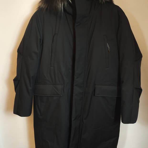 TNGT 사가폭스 프리미엄구스다운 롱패딩 100 L 새제품