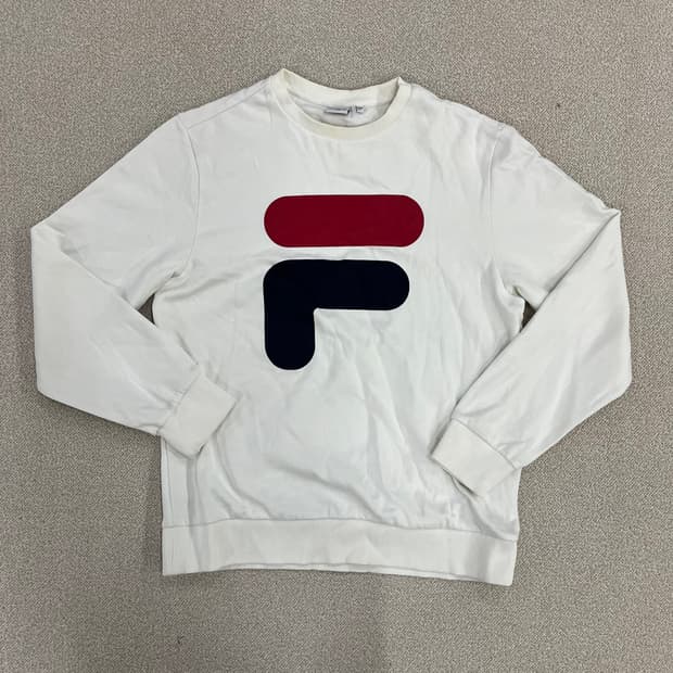 L 휠라 빅로고 긴팔 맨투맨 0213M