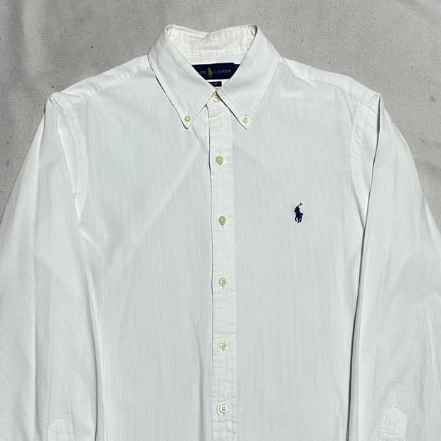 S 폴로랄프로렌 클래식 핏 화이트 셔츠