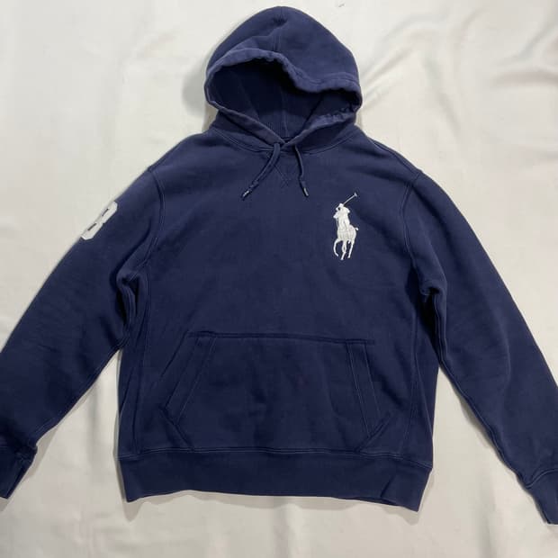 00‘s 랄프로렌 폴로 빅포니 써멀 후디