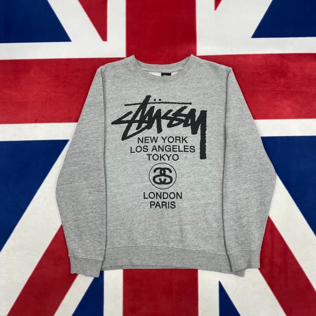 스투시 월드투어 맨투맨 M 