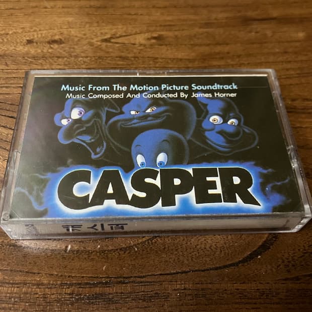 90년대 영화 꼬마 유령 캐스퍼 OST 영화음악 라이센스 카세트테이프
