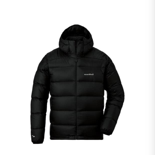 몽벨 라이트 알파인 다운 파카 블랙