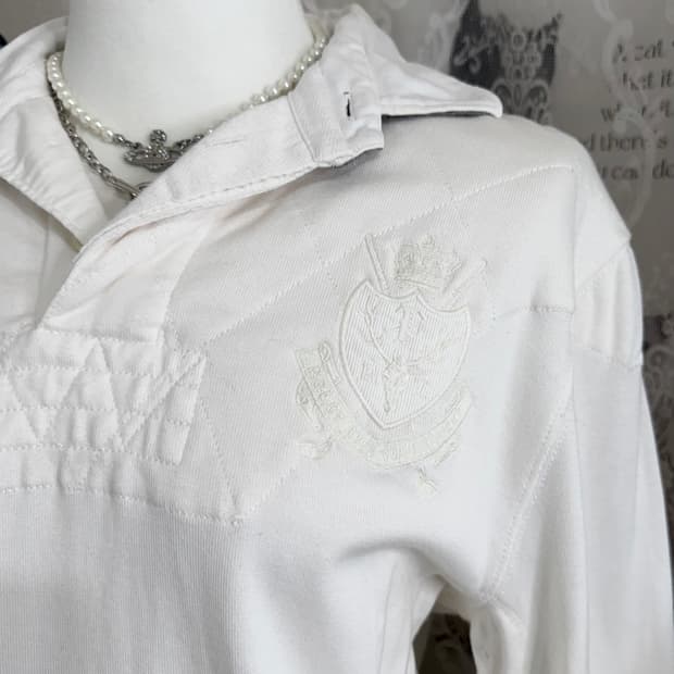 폴로 랄프로렌 화이트 카라 티셔츠