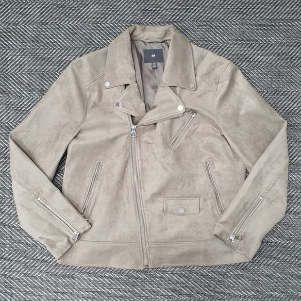 H&M 스웨이드 집업자켓 남자105