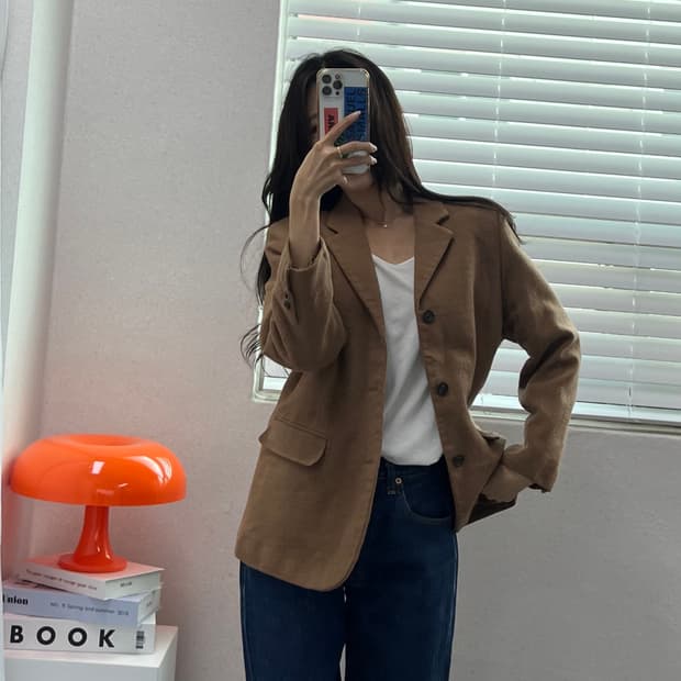 (WOMEN)빈티지 울 블레이져-M1440