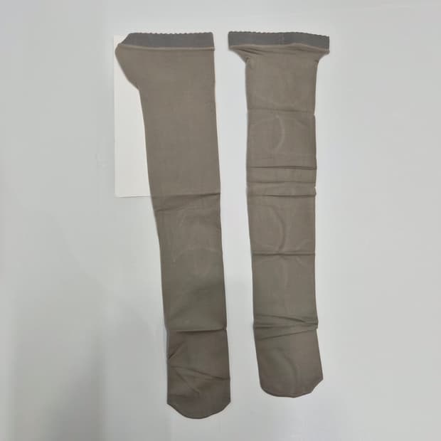 FUKUSKE 샤도우그레이 오버니삭스 스타킹