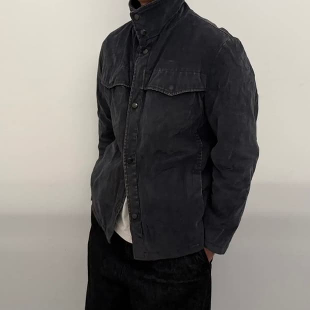 휴고보스 워시드 빈티지 자켓