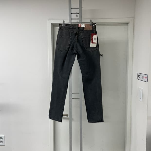 리바이스 505 흑청 데님 팬츠 W26(W)