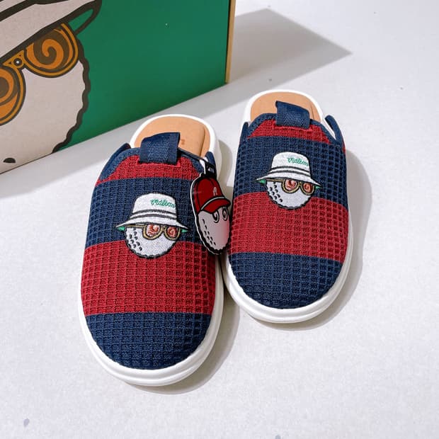 (정품/새상품) 말본 X 루쏘 버킷 펠리 공용 뮬 슬리퍼