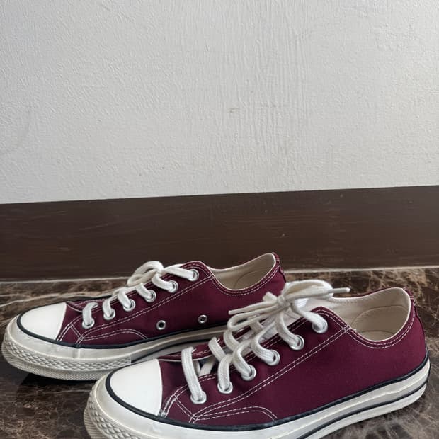 컨버스 버건디레드
