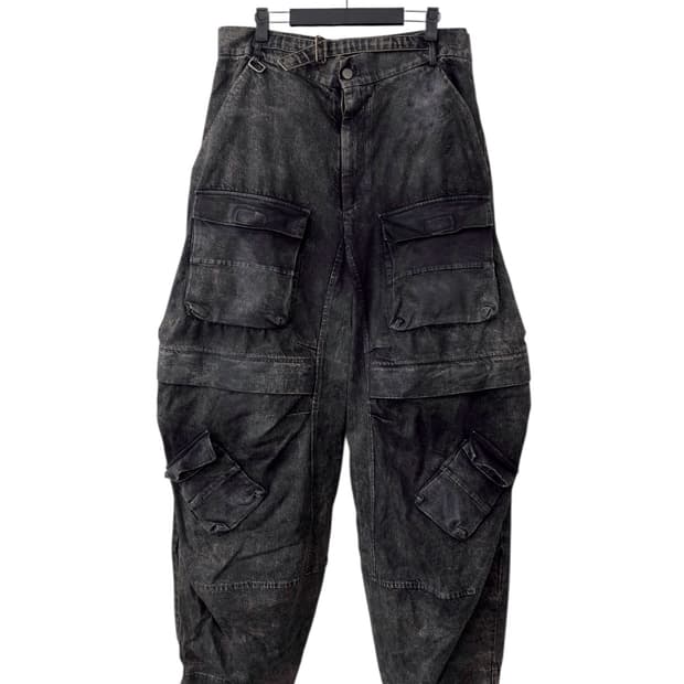 아워파스 030 워싱데님 블랙