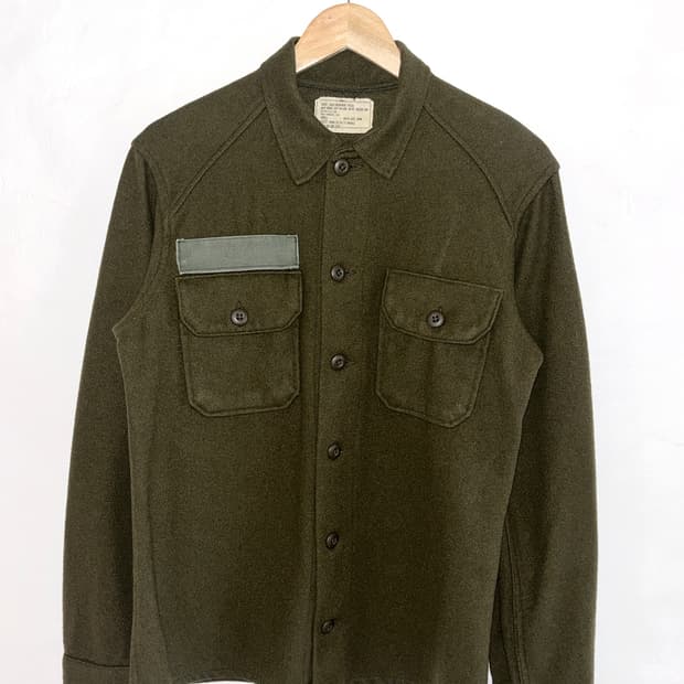 1960s US Army 오리지널 울 셔켓 / Olive Green