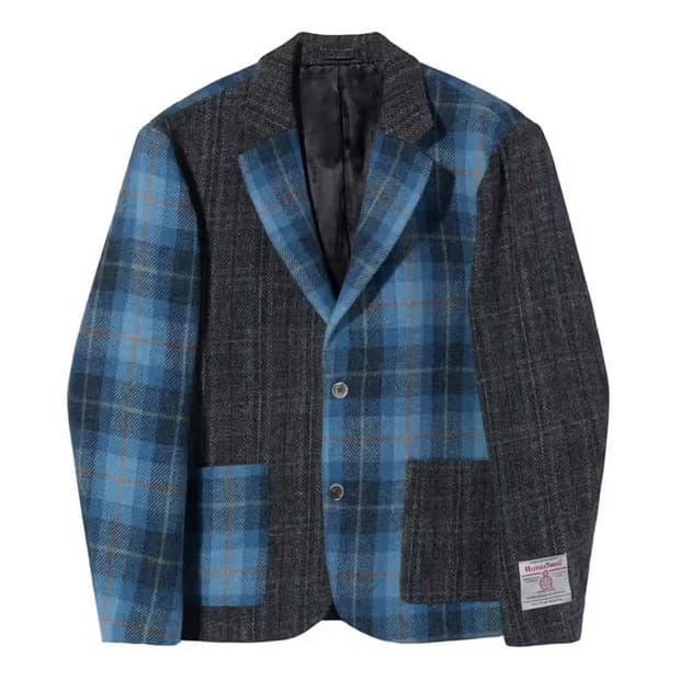 스투시 x 해리스 트위드 블레이저/M