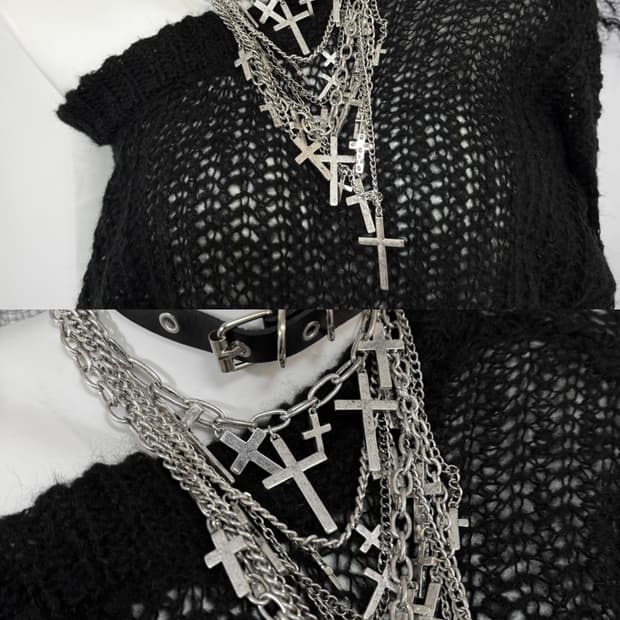 minga london cross necklace