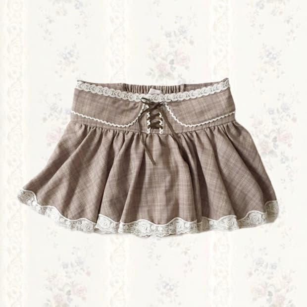 빈티지 리즈리사 스커트 큐롯