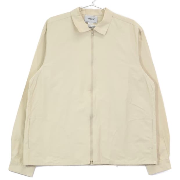 Yaeca 야에카 아이보리 코튼 지퍼 셔츠자켓