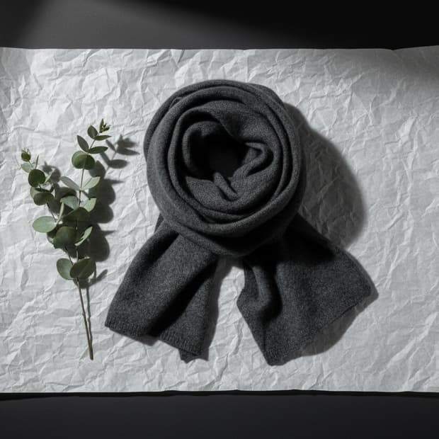 ZYGA PARIS 캐시미어 니트 머플러