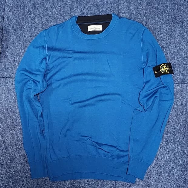 스톤아일랜드 블루 니트