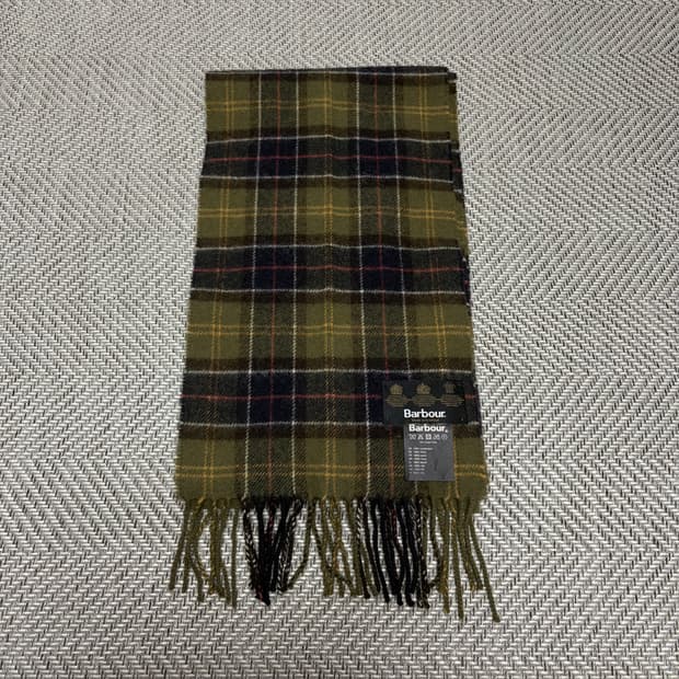 바버 체크 머플러