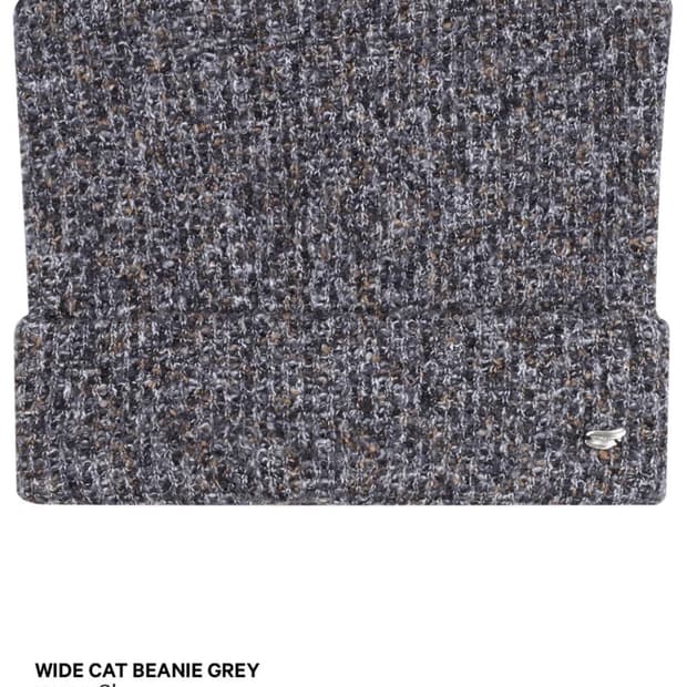 코이세이오 와이드 캣 비니 그레이 새상품