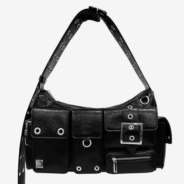 블랙퍼플 포트리스 백 Fortress Bag_Black