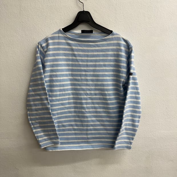 세인트제임스 마린 스트라이프 티셔츠 (32, XS)