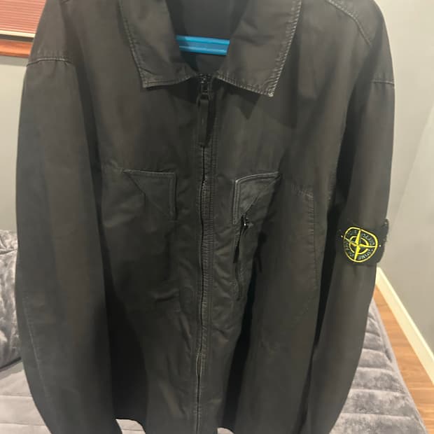 스톤아일랜드 올드 트리트먼트 오버 셔츠