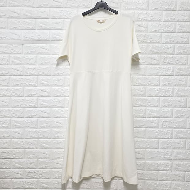 코스 COS 아이보리 반팔 원피스 L