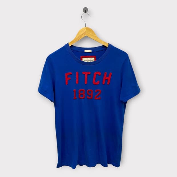  아베크롬비 A&F 1892 아플리케 로고 티셔츠 L