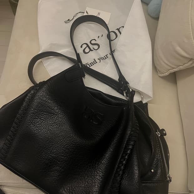 애즈온 보니타 빅백 블랙