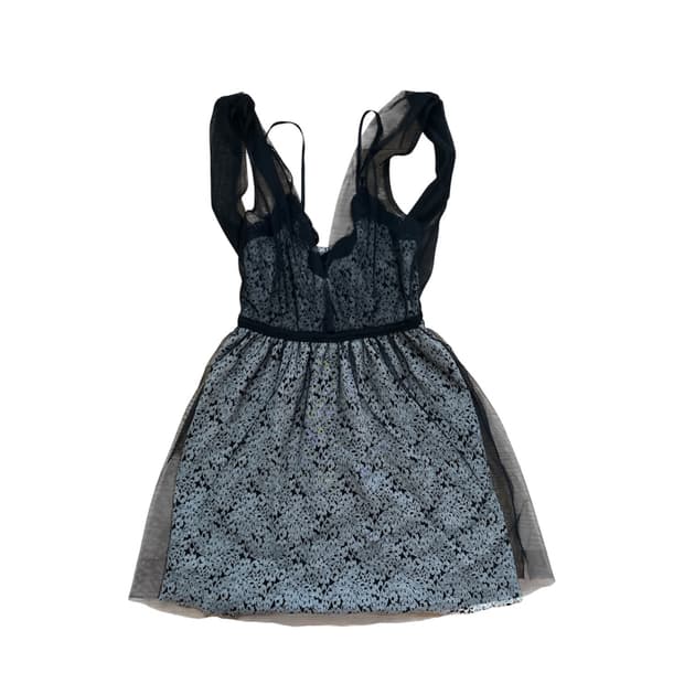 일본 빈티지 레이스슬립 원피스