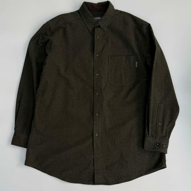 [L] 울리치 울 플란넬 버튼 셔츠