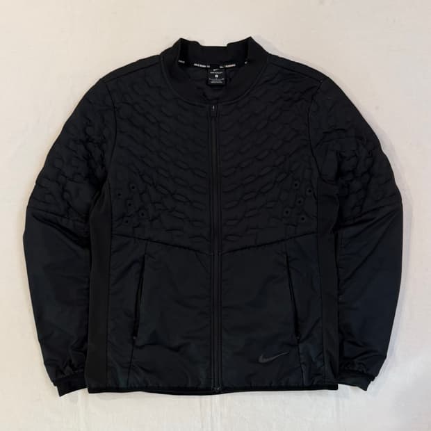 나이키 에어로로프트 구스다운 런닝 골프 경량패딩 블랙