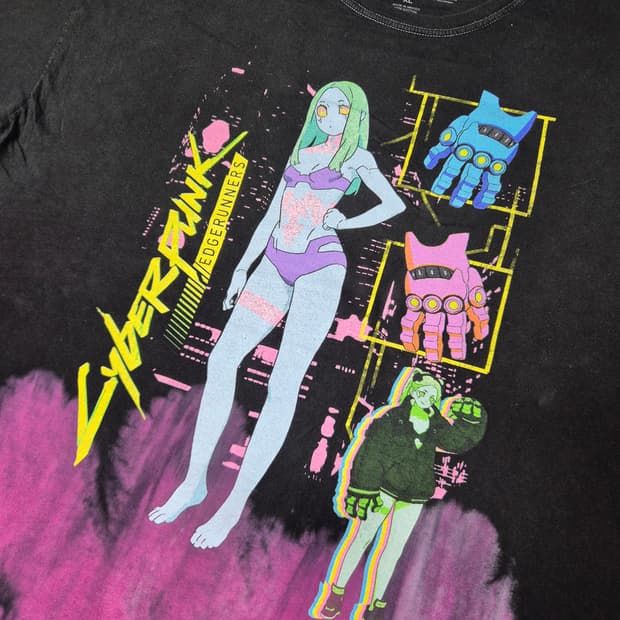 [XL]사이버펑크 오피셜 티셔츠  -231