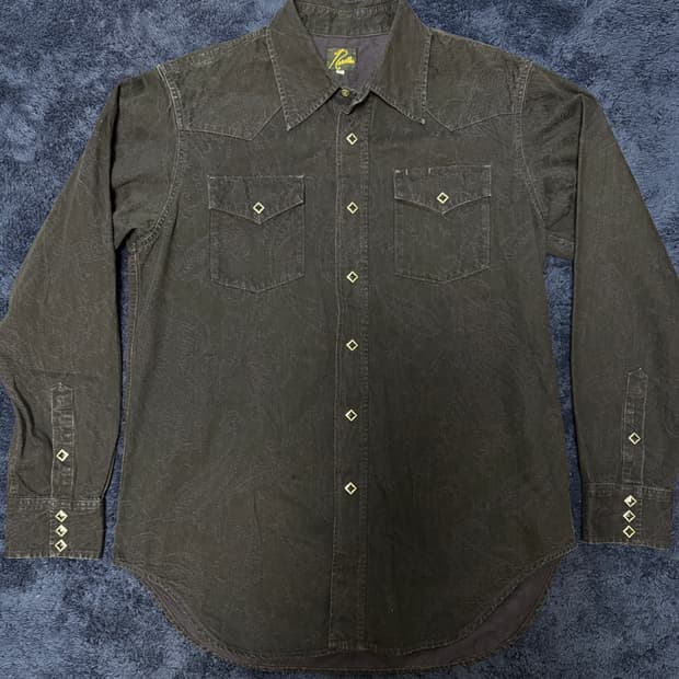 니들스 페이즐리 웨스턴 셔츠[S]