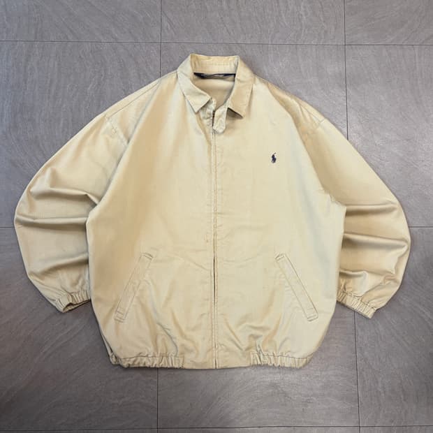 90년대 폴로 캐나다 생산 베이지 스윙톱 자켓