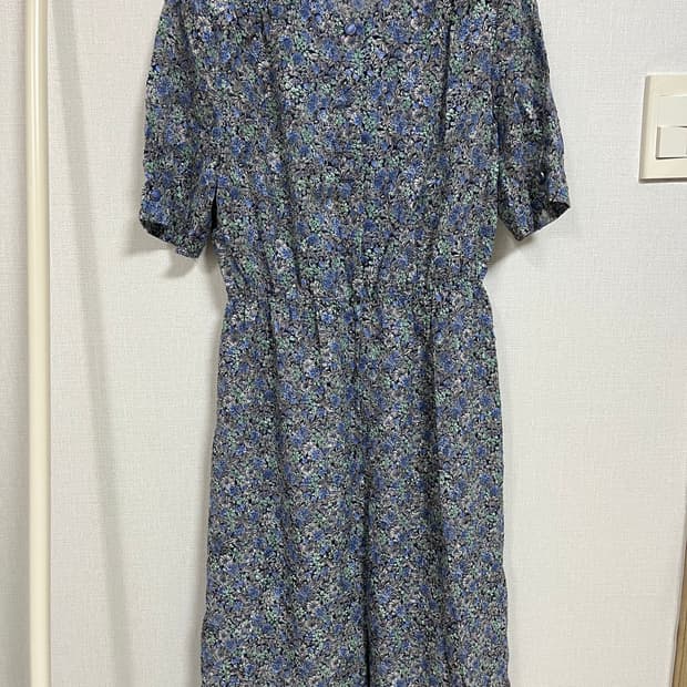 일본 브랜드 플라워 패턴 원피스 (Size 10)