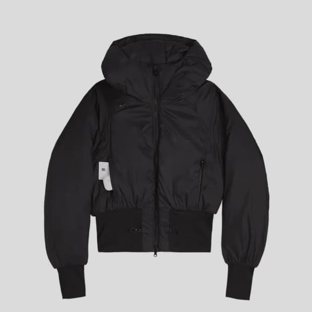 오호스 24fw 리버시블 숏패딩 블랙