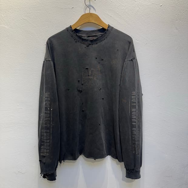 빈티지 웨스트 피그먼트 긴팔