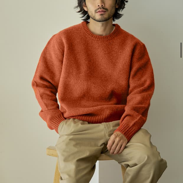 쉐기독 셔틀랜드 울100 니트 xl