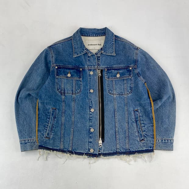  앤더슨벨 인사이드아웃 데님 트러커 자켓 (98)  ﻿
