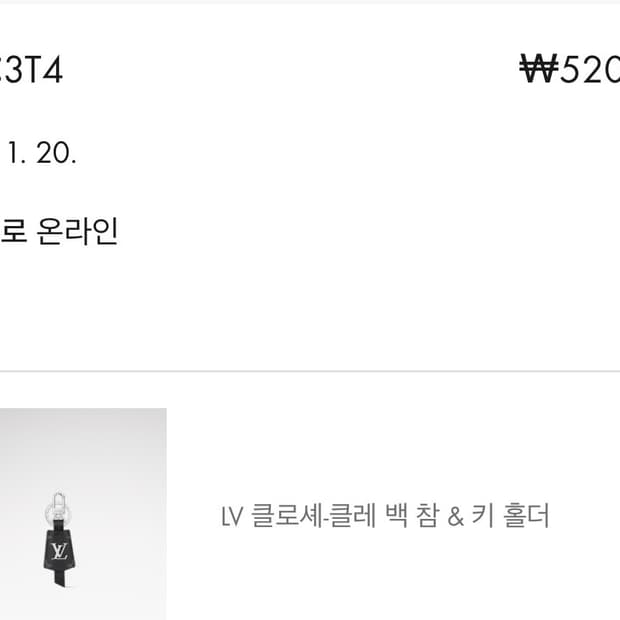 루이비통 키링
