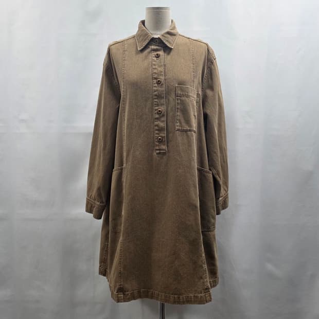 1277 STUDIO TOMBOY 스튜디오 톰보이 면 롱 셔츠 데님원피스