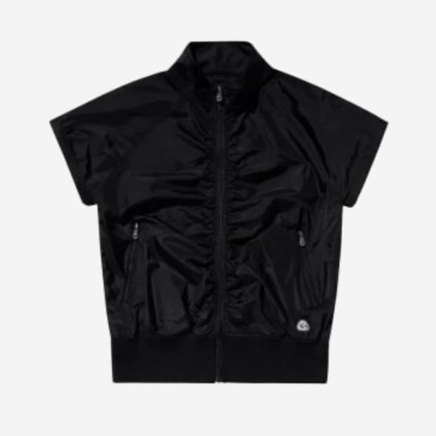 스마트어반유즈풀 퍼커링 윈드브레이커 블랙 코이세이오