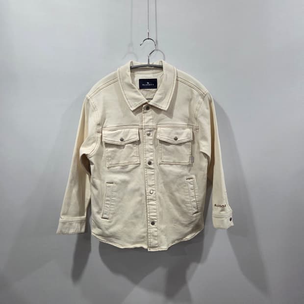 블루독 키즈 4포켓 데님셔켓 145