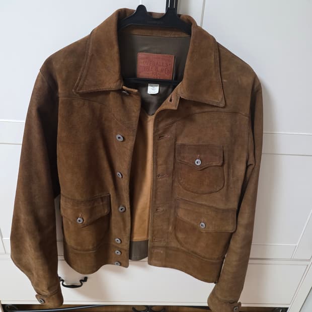 더블알엘 러프아웃 스웨이드 자켓