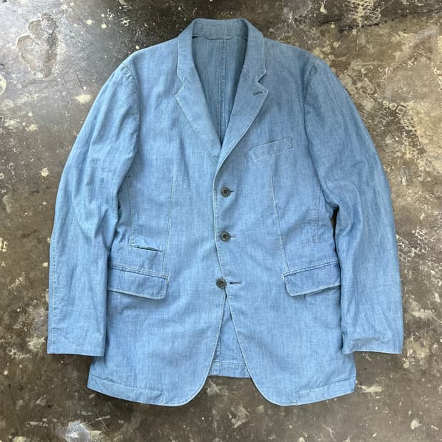 M) 유니클로 X 르메르 샴브레이 블레이저 자켓 마이 미니멀리즘