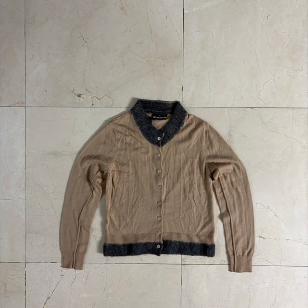 Pierre Cardin Contrast Knit Cardigan