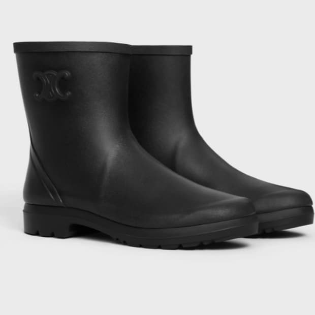 셀린느 미드 레인부츠 38